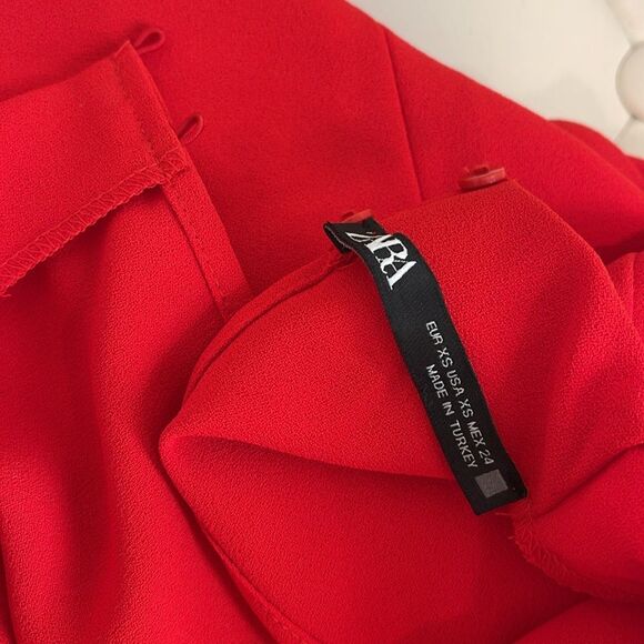 Zara Red mini dress - Picture 3 of 4